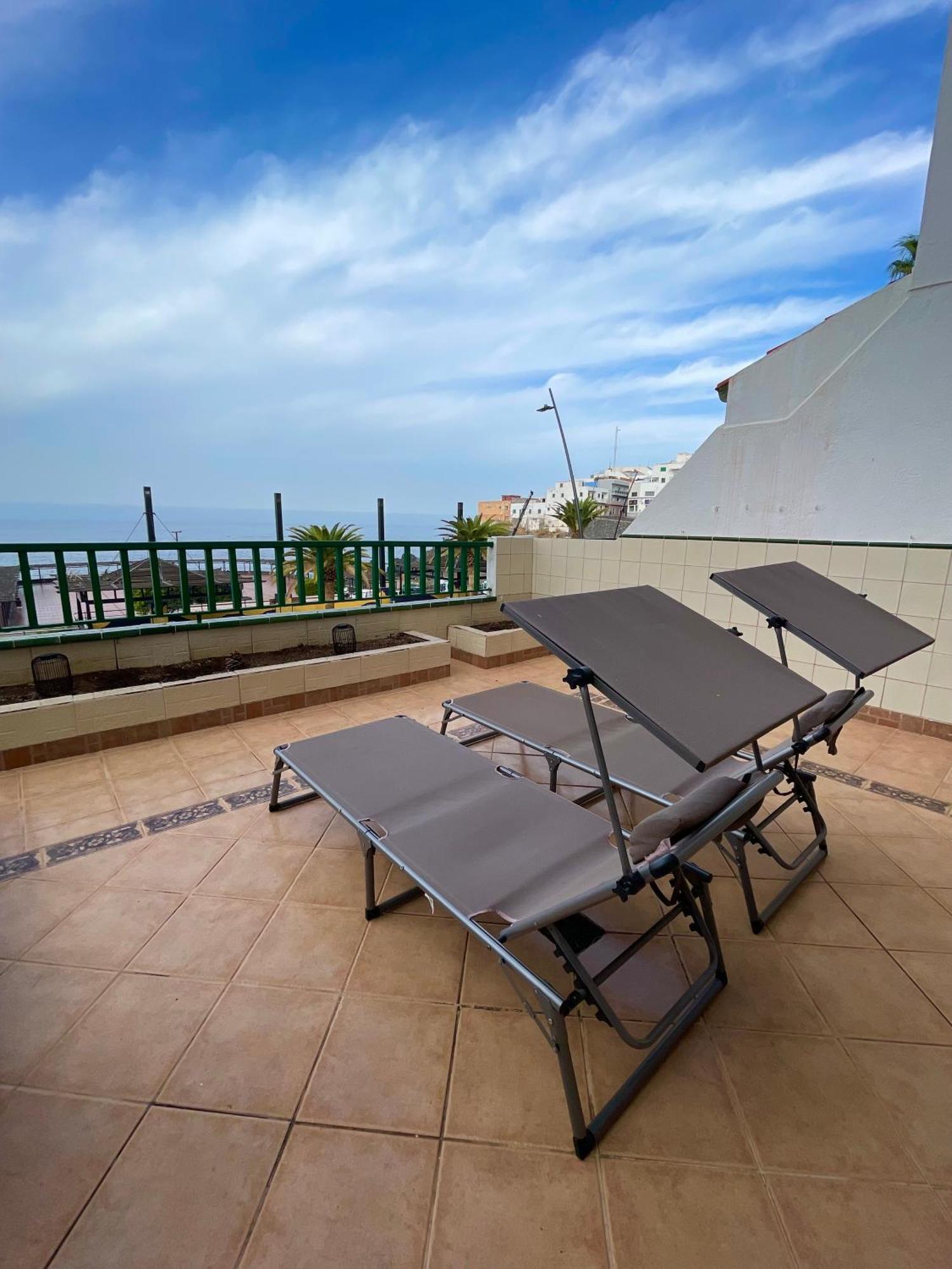 Апартаменты 1St Line Sea View - Plaza Пуэрто-де-Сантьяго Экстерьер фото